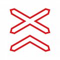 Дорожный знак 1.3.2 "Многопутная железная дорога"