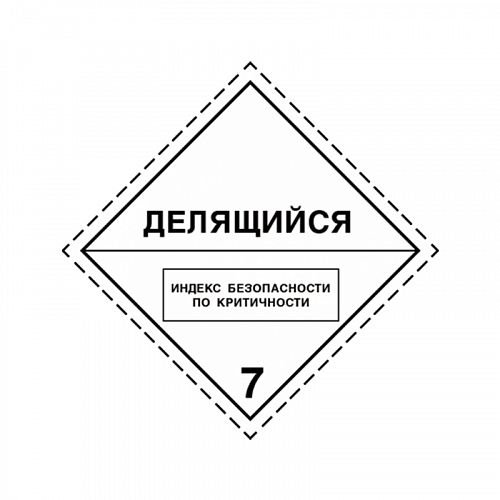 Знак опасности &amp;quot;Делящиеся материалы&amp;quot; 7 класс