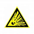 Знак W02. "Взрывоопасно"