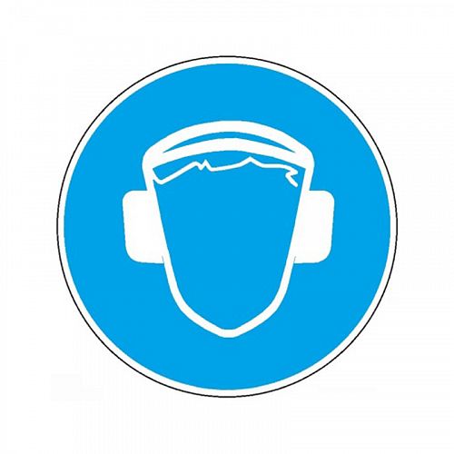 Знак М03. &amp;quot;Работать в защищенных наушниках&amp;quot;