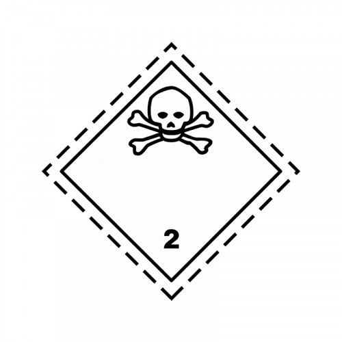 Знак опасности &amp;quot;Воспламеняющиеся (горючие) газы&amp;quot; 2 класс